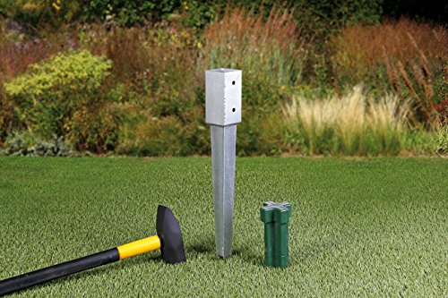 GAH-Alberts 211233 Einschraub-Werkzeug – Kunststoff, grün, für Einschlag-Bodenhülsen 70 x 70 mm und Ø80 mm - 2