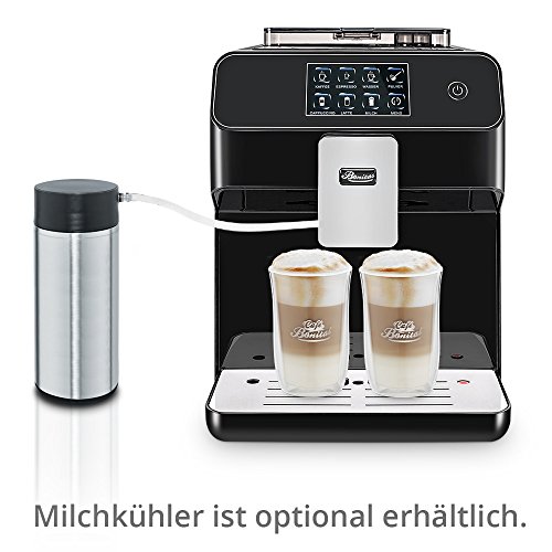 Kaffeevollautomat ONE-TOUCH✔ Café Bonitas✔ King-Star Black✔ Touchscreen✔ Dualboiler✔ 19 Bar✔ Milchschaum-System✔ Vorbrühsystem✔ Latte Macchiato✔ Kaffee✔ Espresso✔ Cappuccino✔ heißes Wasser✔ Milchschaum✔ Kaffeeautomat✔ Kaffeemaschine✔ - 2