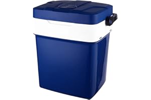 Glaciere Electrique 12V et 220V-240V, 29L Glacière Électrique Pour Voiture, AC/DC Pour Voiture, Camping, Voyages Longue Distance et Prise de Courant