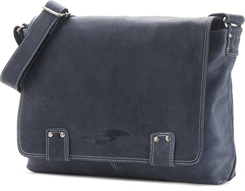 Leder Umh  ngetasche Herren Damen Messenger Bag Leder DIN A4 Ledertasche schwarz braun cognac grau blau 36 x 30 x 8 cm von REBELS   LEGENDS