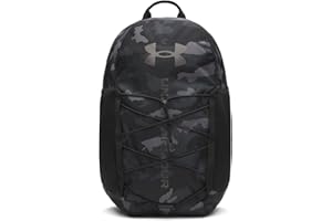 Under Armour Homme Sac À Dos Hustle Sport 6.0 26 L, Black/Metallic Black