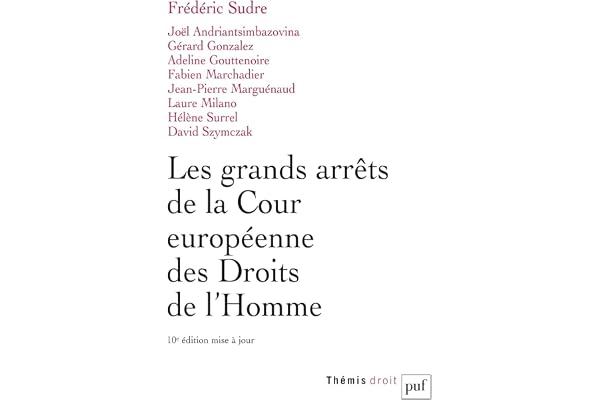 Les grands arrêts de la Cour européenne des droits de l'homme