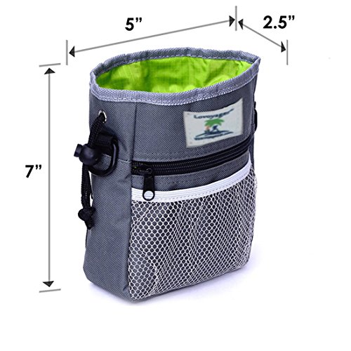 Kisspet-Dog-Puppy-Walking-Treat-Bag-Training-Pouch-Bag-With-Adjustable-Belt-And-Pet-Waste-Poop-Bags-Despenser