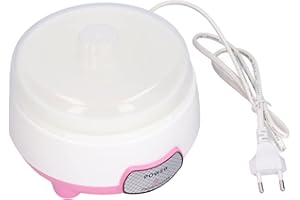 AQXREIGHT Mini Yogurtiera Macchina per la Produzione di Yogurt Automatica con Riscaldamento a 360° 220V Elettrodomestico da Cucina Domestico Rosa