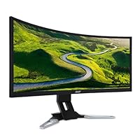 Acer Predator XZ350CUbmijphz 35Zoll VA Schwarz, Silber Computerbildschirm - Computerbildschirme (88,9 cm (35 Zoll), 300 cd/m², 2560 x 1080 Pixel, 4 ms, LED, VA)