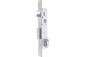 Tesa Assa Abloy 221038AI Cerradura Monopunto De Palanca Deslizante Para Perfiles Metálicos Inoxidable Entrada 30 mm 2210