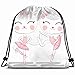 Produktbild pair cute white ballerina cats pink the arts art beauty fashion Drawstring Backpack Gym Sack Lightweight Bag Water Resistant Gym Backpack for Women&Men for Sports,Travelling,Hiking,Camping,Shopping Yo