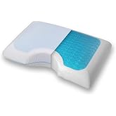 Breathable Cool Jel Deluxe Hafızalı Yastık 60x40x13 Cm Visco Memory Foam Ortopedik Boyun Desteği Yıkanabilir Kılıf