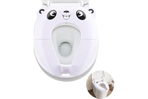 NVIYAM Bambino Riduttore WC Sedile,Portatile Pieghevole Per WC,Riduttore Water Bambini Pieghevole,Riutilizzabili sedile Potty Training con 1 Borsa per il Trasporto,Riduttore Water Bambini per ragazzi