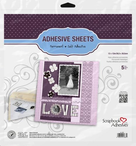 SCRAPBOOK ADHESIVES BY 3L Adhesive Sheets, 30.5cm x 30.5cm