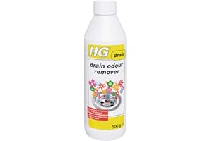 HG Self-Acting Drain Odour Deposit Cleaner, Remover & Freshener Granules 500g (1 Bottle)