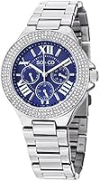 So & Co New York Madison Women's Quartz Watch with Blue Dial Analogue Display and Silver Stainless Steel Bracelet 5019.2