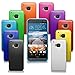 Produktbild Cotechs SoftSkin 10 PACK LILA ROT GRÜN BLAU GELB TÜRKIS SCHWARZ WEISS ORANGE PINK Silikon-Schutz Armour / Case / Skin / Cover / Shell für 2015 HTC ONE M9