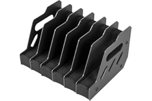 MiOYOOW Porta Pistola in Schiuma Eva, Supporto per Pistole Contiene da 4/6/8 Slot per Esposizione con Cacciavite, Portafucili Espositore per Pistola