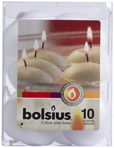 100 Schwimmkerzen, weiß - 2