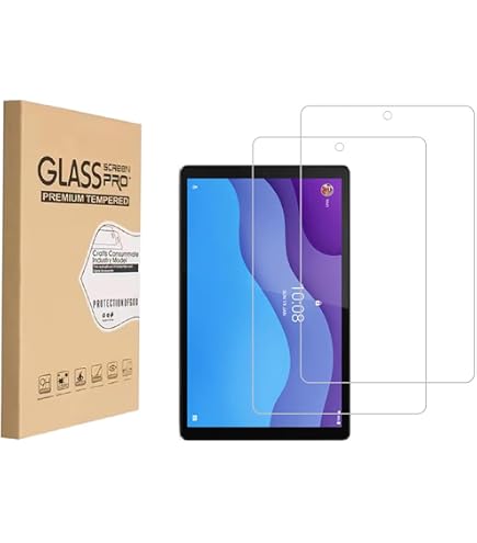 Pellicola Protettiva Vetro Temperato Per Tablet Yicty CCA10 10 Pollici - 2 Pezzi, Durezza 9H, Antigraffio, Anti-impronte, Taglio Di Precisione