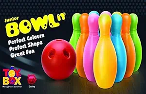 toyztrend Sporty Bowl it Game Junior Bowling Set for Kids 10 Bowling pins and 2 Balls