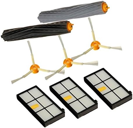 Baoblaze Side Brush-Filter-Extractor Replenishment Kit For IRobot Roomba 800-870-980 Robotic Vacuum Cleaner Spare Parts