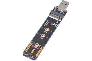 Veciado Adaptador M.2 NVME SSD una USB3.2 GEN2 10Gbps Adaptador M.2 NVME SSD para 2230 2242 2260 2280 NVME M.2 SSD RTL9210B