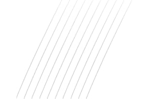 Othmro 10 Stück ABS-Kunststoff-Rundstäbe 2,5 mm OD, 0,5 m Länge ABS-Stangen Kunststoff Rundstange Kunststoffstangen Runde Kunststoffstange für strukturelle und architektonische Modellherstellung DIY