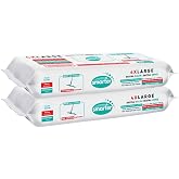 Smarter 2 Adet Yer Temizlik Havlusu Bezi 4XL Mopa Uyumlu Y&uuml;zey Beyaz Sabun Kokulu Sirke ve Karbonat Katkılı 60 Yaprak