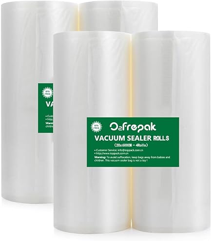 Rouleaux De Sacs Sous Vide Alimentaires - 20cm & 28cm X 30m - Sans BPA