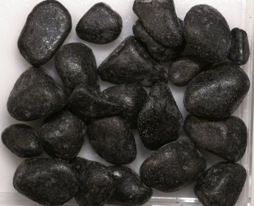 Marbles 7-15mm gerundete Dekosteine 1 KG SCHWARZ