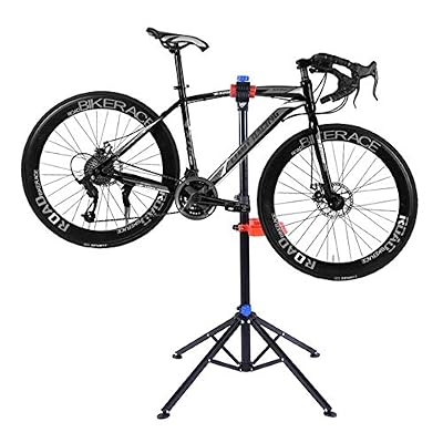 COSTWAY Support de Réparation pour Vélos Stand de Réparation pour Les Vélos Charge Max 30 kg Pied d'atelier Vélo Pivotant à 360 Degrés Hauteur Réglable