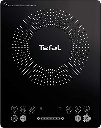 Tefal Plaque à Induction Everyday Slim Plaque Electrique 6 Programmes de Cuisson IH210801