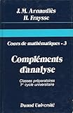 Image de Cours de mathématiques, tome 3 - Compléments d'analyse