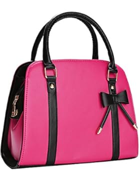 Coofit Vintage Handtasche fuer Damen PU Leder Hobo Handbag