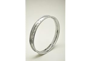 PIRINI MOTO CERCHIO IN ACCIAIO CROMATO CHROMED STEEL WHEEL RIM 1.85 X 18 36 FORI