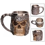 Itian Grande pichel de cráneos, Jarra de cerveza, diseño de calavera,...