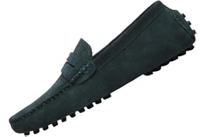 Mocassini Uomo Marttely In Vera Pelle Con Nappe - Suola In Cuoio Cucita, Made In Spain, Eleganti E Confortevoli