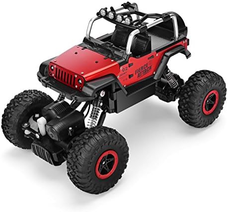 RC Cars 1/18 Remote Control Off-Road Vehicle 2.4GHz 4WD Monster Truck Rock Crawler