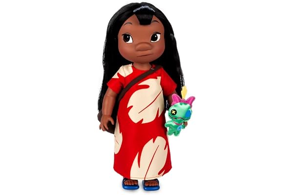 Disney Store Poupée Lilo Animator, Lilo & Stitch, 39 cm, Figurine de Fille des îles en Robe Classique, poupée Princesse à Collectionner, Convient aux 3 Ans et Plus