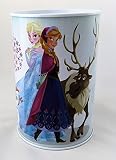 Disney Frozen efectivo ahorro de dinero caja de hojalata