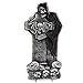 Produktbild showking Halloween Kreuzgrabstein RIP, Steinoptik, Styropor, Sensenmann, LED, 60x29cm - Friedhof Deko
