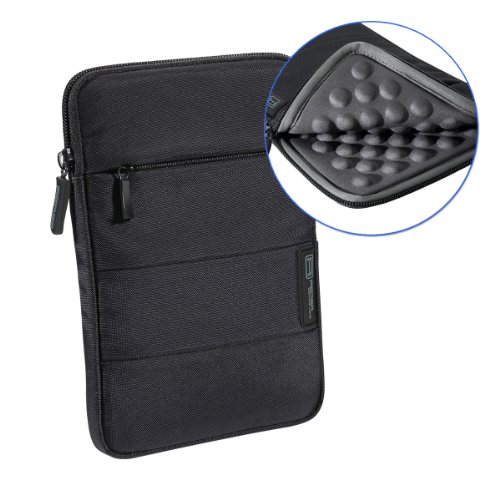 PEDEA Tablet PC Tasche ‚Just-Black‘ für 7 Zoll (17,8cm) passend für Fire-Tablet 7 Zoll / iPad mini 3 / CHUWI Vi8 Plus / Huawei MediaPad T1 / Lenovo Tab 2 A7-10 / Lenovo Tab 3 / Odys TigerTab 8 / Samsung Galaxy Tab A (2016) / Samsung Galaxy Tab S2 T719N, schwarz - 4