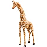 FBGood Grand Jouet en Peluche Girafe Poupée Géante Cadeau d'enfant - Peluche Girafe, Peluche, Jouet en Peluche, Cadeaux pour 