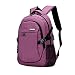 Produktbild Starter USB Ladeanschluss Rucksäcke, Business Wasserabweisendes Polyester schnurlos Rucksack Travel Computer Tasche Freizeit Tasche FIT Für Arbeit und Outdoor-, Herren und Damen, Office & Studenten, violett