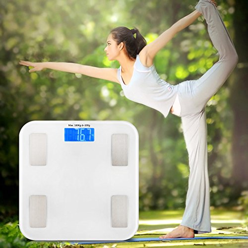 Smart Personenwaage Digitale Körperfettwaage KAISI Gewichtswaage Bluetooth APP Inklusive Vermessung von Körpergewich Körperfett BMI, BMR, Wasser, Muskel und Knochen - 6