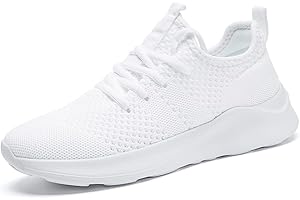 FUJEAK Women Trainers Walking Running Athletic Shoes Mesh Casual Sneakers Woman Trainer Breathable Shoe for Outdoor Sports Tennis Running