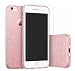 Produktbild iPhone 7 Hülle Case + PanzerglasiLiebe®iPhone 7 Bumper Case Hybrid Schutzhülle Glitzer, [Weiche TPU Abdeckung + Glitzer Papier + PC innere Schicht] Hülle für iPhone 7 +[2 Stück] Displayschutzfolie 0.33mm 9H Härte, 2.5D Kanten, 99% Transparente Displayschutz für iPhone 7 (Rosygold)