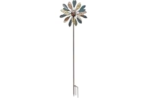 PFLANZEN-KÖLLE Smart Garden Mistral Illuminated LED Crackle Glove Wind Spinner 130cm Tall