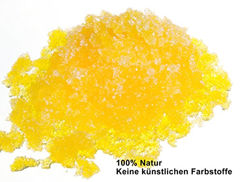 Greendoor Körper-Peeling Sea Salt Scrub Mandarine, Meer-Salz-Peeling ohne Mikroplastik, Duschpeeling ohne Konservierungsmittel, 280g mit BIO Jojobaöl & Aprikosenkernöl, Body Scrub, Körperpeeling, Sauna Saunasalz, Salz, Greendoor Premiumversand - 2