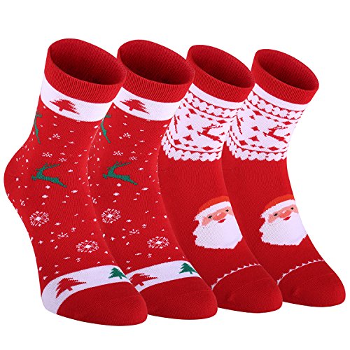 Fazitrip calcetines deportivos de corte bajo para hombres y mujeres 2 pares, utiliza diseño aséptico Cleandry y para crear calcetines sin olores. Conexión sin costuras para mayor comodidad. (M, rojo)