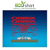 Diseño exclusivo Ecoshirt FR-E3M9-NXL9 Pegatinas Orbea R71 Vinilo Adesivi Decal Aufkleber Клей MTB Stickers Bike, Rojo