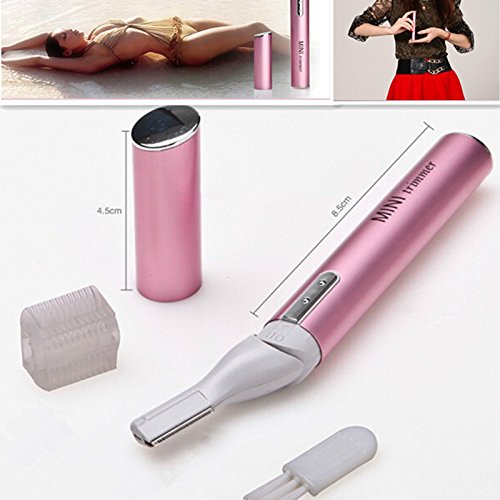Ewin24 1 Pcs Mini Rotatable Lady Hair Trimmer Razor Eyebrow Shaver Lady Remover Electric