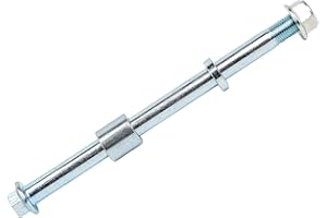 Mokuo 12mm 185mm Front Rear Axle with Bushing 5mm 20mm Fit for Motorcycle Pit Dirt Bike Moped Scooter QUAD ATV Mini Bike Parts